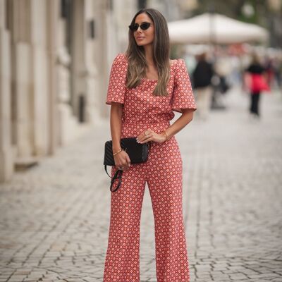 Cherry Printed Trousers
