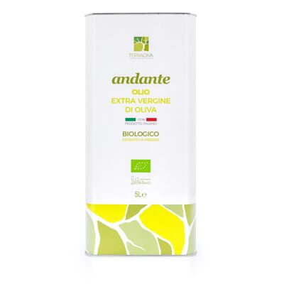 BIO - Terradiva ANDANTE huile d'olive extra vierge délicate - 3 L
