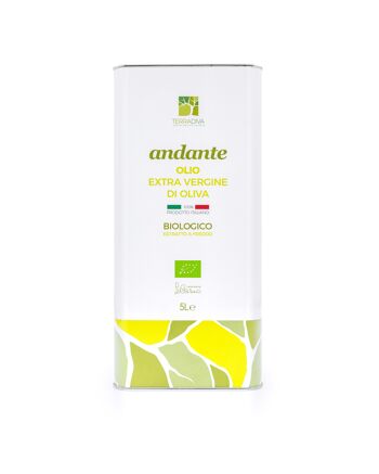 BIO - Terradiva ANDANTE huile d'olive extra vierge délicate - 3 L 1