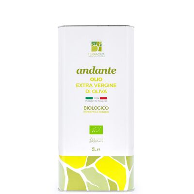 ORGANIC - Terradiva ANDANTE delicate Extra Virgin Olive Oil - 3 L