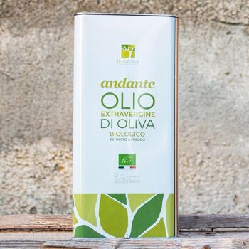 BIO - Terradiva ANDANTE huile d'olive extra vierge délicate - 5 L 5