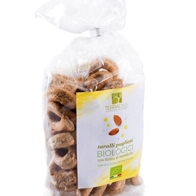 BIO - Apulian Taralli with almond flour - 200g