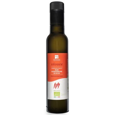 BIO - Huile d'Olive Vierge Extra Terradiva VIVACE au piment - 0,25L