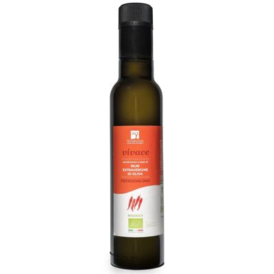BIO - Natives Olivenöl Extra Terradiva VIVACE mit Chilipfeffer - 0,25L