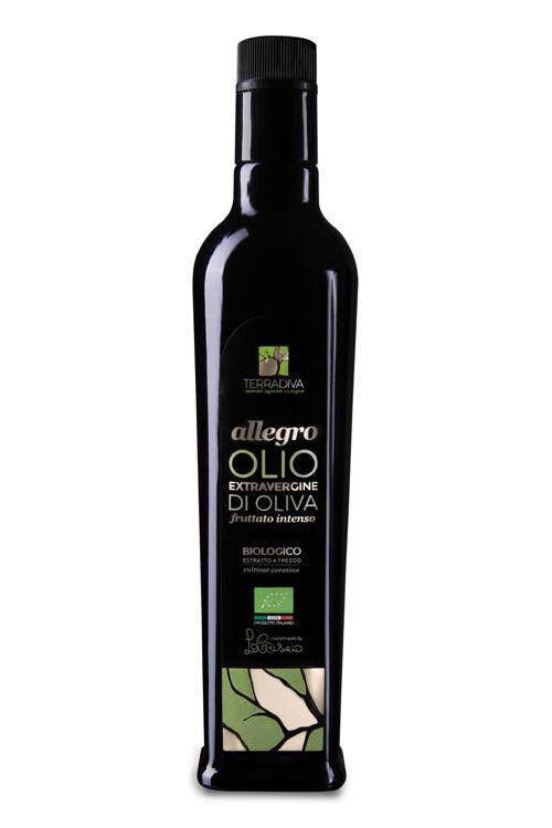 BIO - Olio Extra Vergine di Oliva Terradiva ALLEGRO - 0,50L