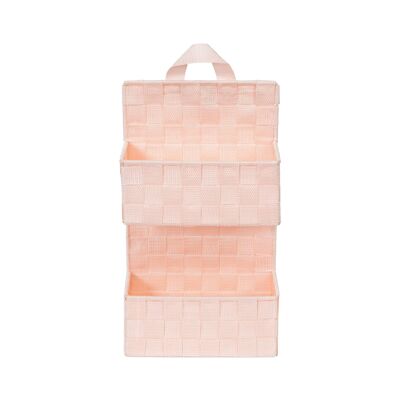 Panier de rangement suspendu, 21 x 9 x 37 cm, Rose, RAN8632