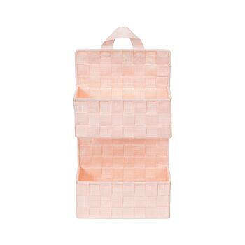 Panier de rangement suspendu, 21 x 9 x 37 cm, Rose, RAN8632 1