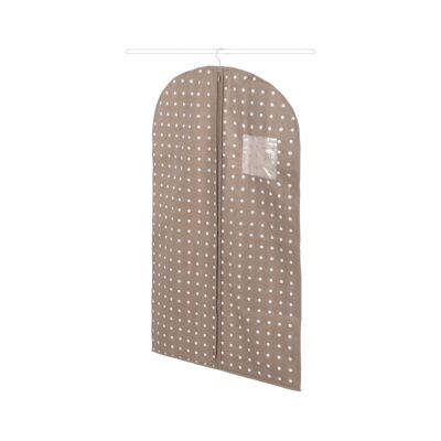 Funda protectora para ropa, 60 x 100 cm, Marrón/Blanco, RAN4390_Marrón