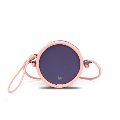 Exs-25546 Isobel coin purse Round recycled pu purse purple/pink