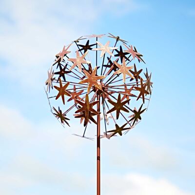 Metal Allium Flower Garden Stake Decoration