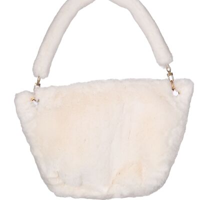 Fur Tote Bags With Removable Handle Extreme Cold Collection
