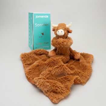 Horny Cow Toy Sucette pour bébé Marron - 29 x 29 cm 5