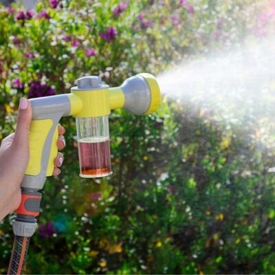 DARIEGGER: Adjustable and Portable High Pressure Water Gun with 8 in 1 Tank