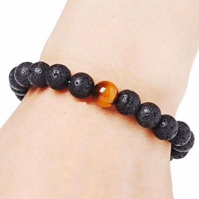 Diffuser Bracelet : Bracelet diffuseur d'huiles essentielles en pierre de lave