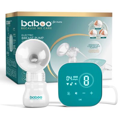 Elektrische Milchpumpe von Baboo mit 3D-Saugtechnologie