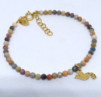 Bracelet en agate naturelle 3