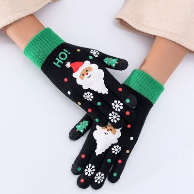 Santa Claus Novelty Christmas Winter Gloves