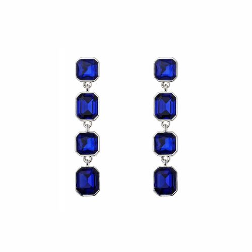 Indulge In Glamour With Four-Drop Stone Post Earring