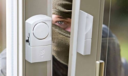 Door Window Entry Alarm : Détecteur Alarme d'Ouverture de Porte et Fenêtre Sans Fil