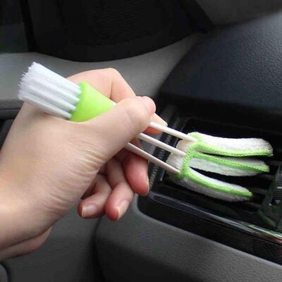 Double End Brush: Double Cleaning Brush for Vents, Blinds, Keyboards, etc.