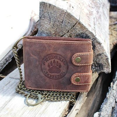 Biker Wallet - Landscape Chain Wallet (Vintage)