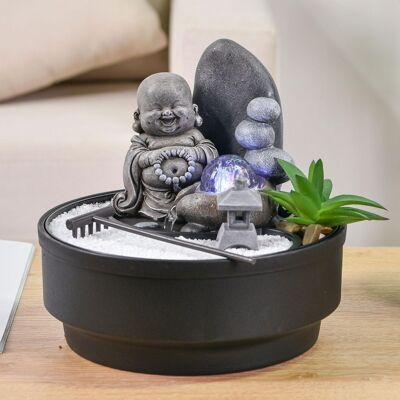 Indoor fountain – Sikhi – Zen garden – Anti-stress – Cascading flow – Serenity and Spirituality – Decorative object