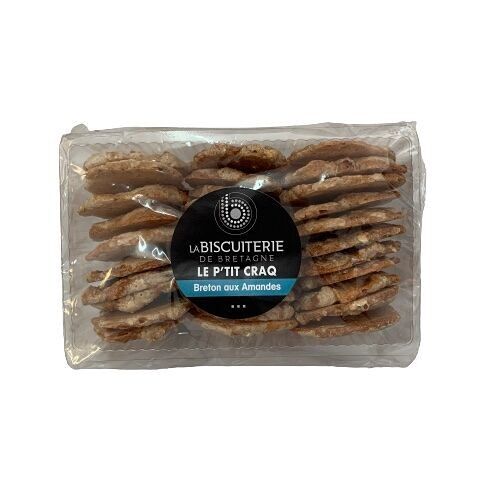 Biscuits en barquette P'TIT CRAQ BRETON (amandes) 200g