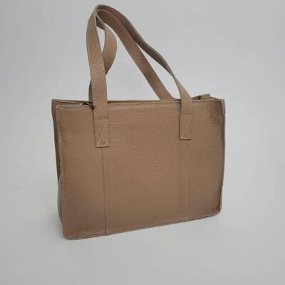 Leather bag 'Lizzy' - Camel