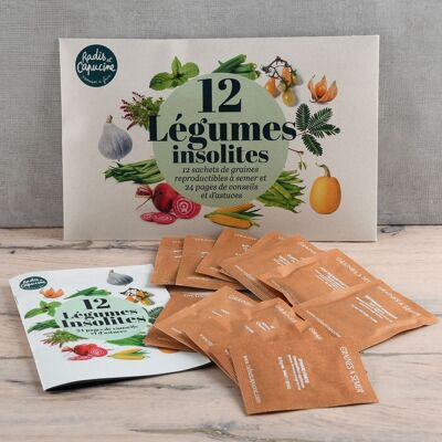 Envelope of 12 sachets - Unusual vegetables