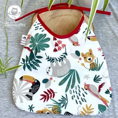 LARGE JUNGLE BABY BIB