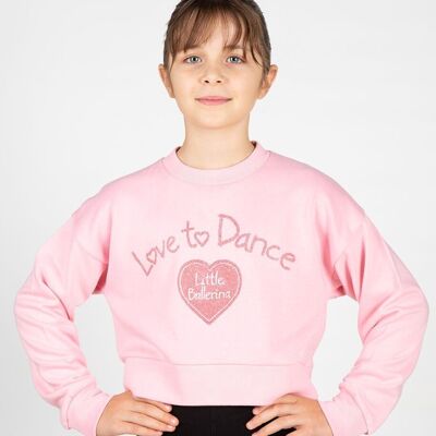 Sweat-shirt Amour de danser