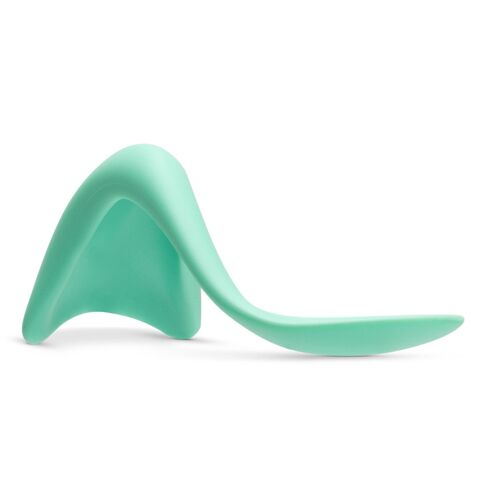 Baboo Curved Training Spoon, Lagoon, 9+ Months