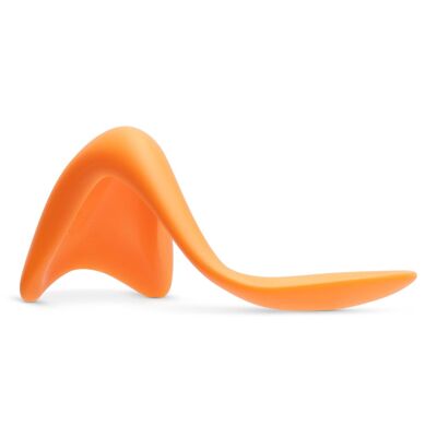 Baboo Curved Training Spoon, Mango, 9+ Months