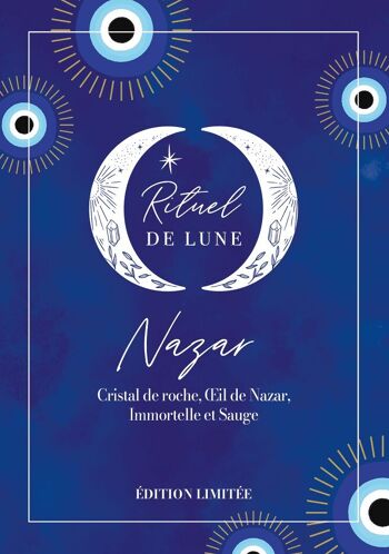 BOUGIE NAZAR 180ml - Cristal de roche-Oeil de Nazar-Immortelle-Sauge 4