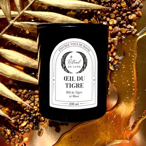 BOUGIE OEIL DE TIGRE 230ml - Oeil de tigre-Musc