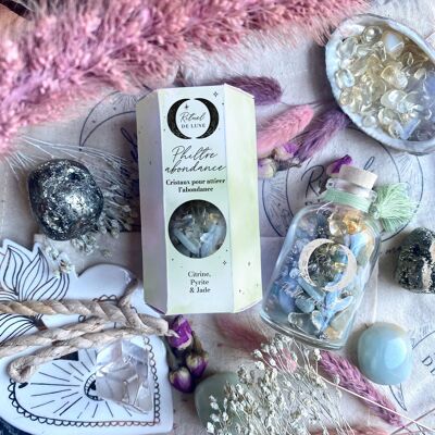 Philter of Abundance, crystals to attract prosperity