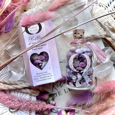 Love potion, crystals to attract a soul mate
