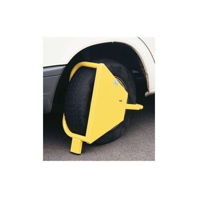 High security anti-theft wheel lock with armored lock