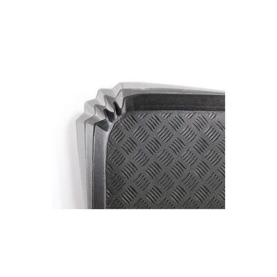 Car mat with gussets 90 x 100 cm