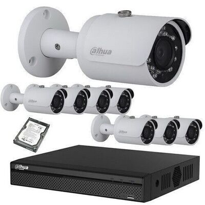 HD CVI camera video surveillance kit 1080p