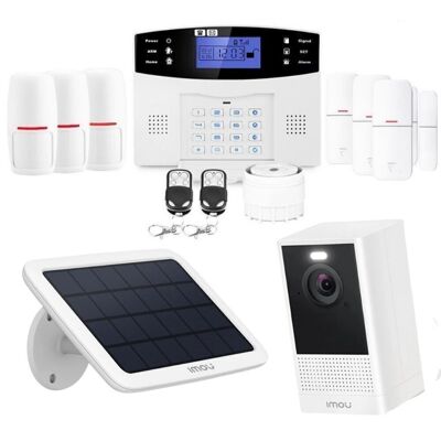 Kit de alarma inalámbrico para apartamento con salida de dudas autónoma lifebox Evolution conectado kit 3