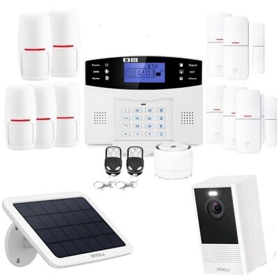 Kit alarme maison sans fil gsm et caméra autonome lifebox evolution kit connecté 19