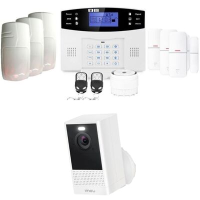 Wireless gsm connected home alarm with camera lifebox evolution animal connected kit 9