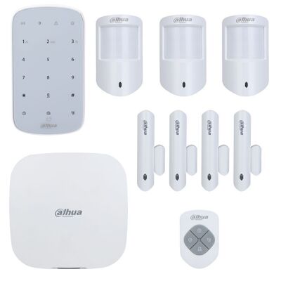 Kit alarma inalámbrico WIFI, 3G, 4G y GPRS 150 zonas 868Ghz - DAHUA - 10 piezas