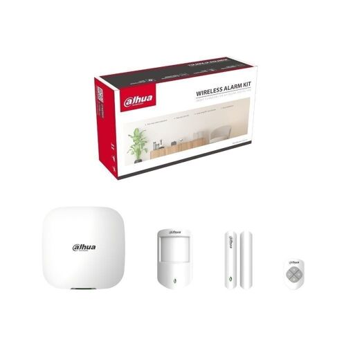Kit alarme sans fil WIFI, 3G, 4G et GPRS 150 zones - DHI-ART-ARC3000H-03-FW2(868) - DAHUA