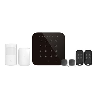 Kit alarme maison connectée sans fil wifi box internet et gsm futura  blanche smart life- lifebox 