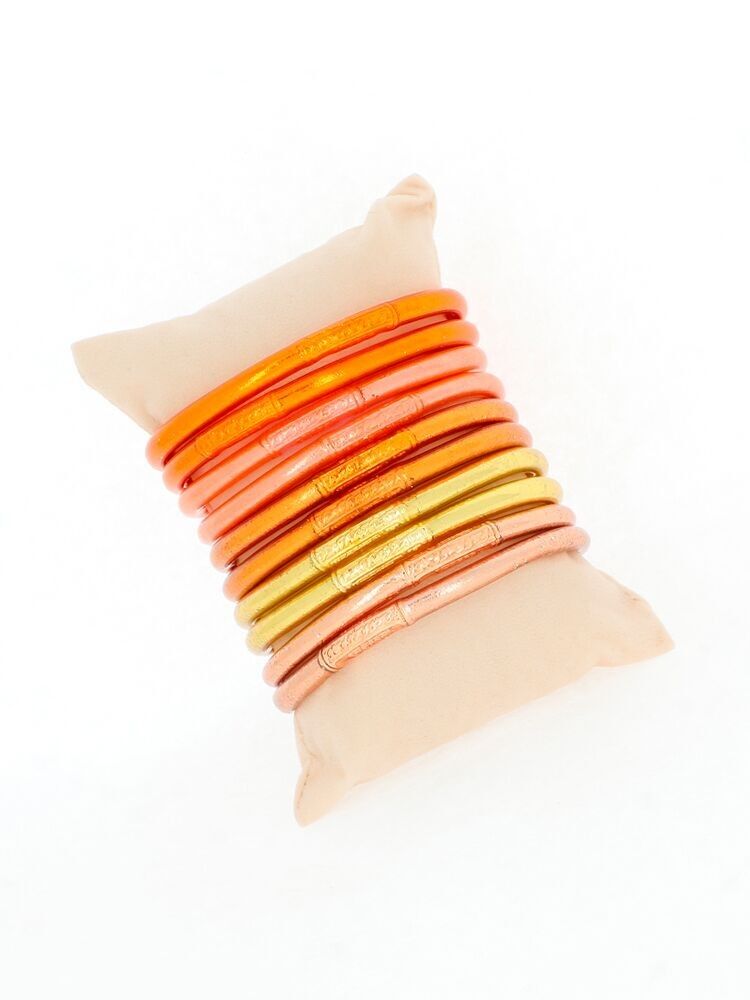 KIT of 10 Buddhist rushes with mantra - Multicolor