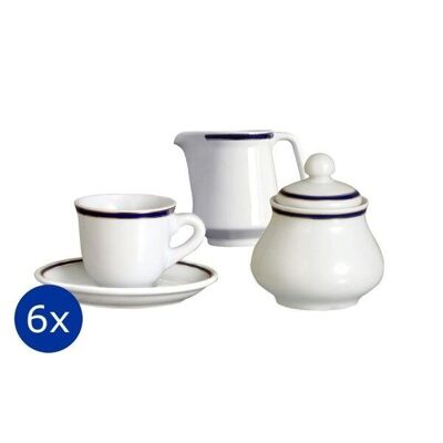 Nassau 8 piece coffee set