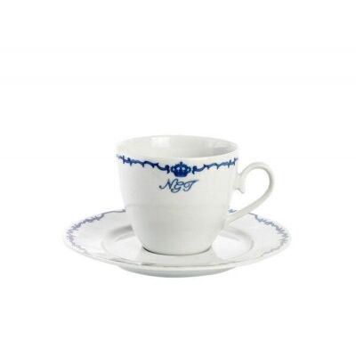 Tazza The cl.20 con piattino Barocchetto Rex