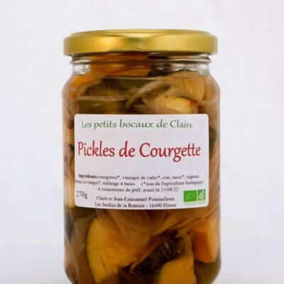 Apéritif - Pickles de courgettes 270g